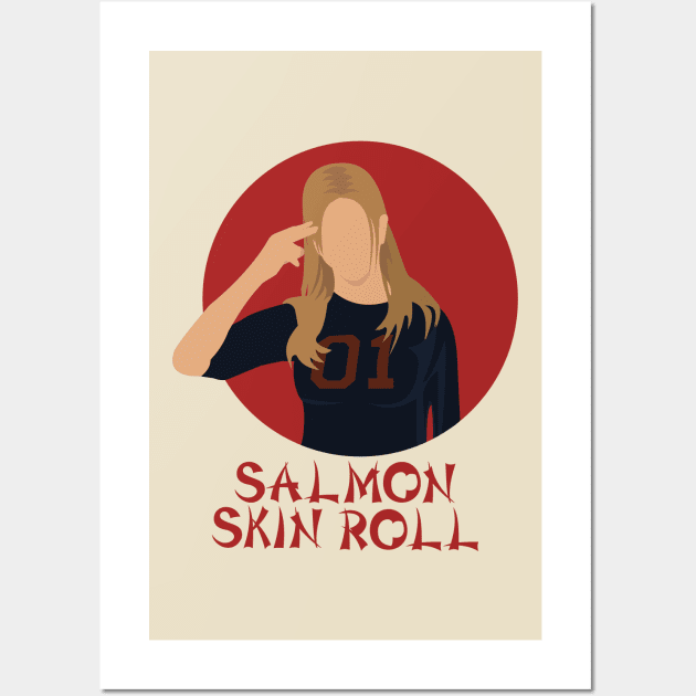 Ah, Salmon Skin Roll by doctorheadly Wall Art by doctorheadly